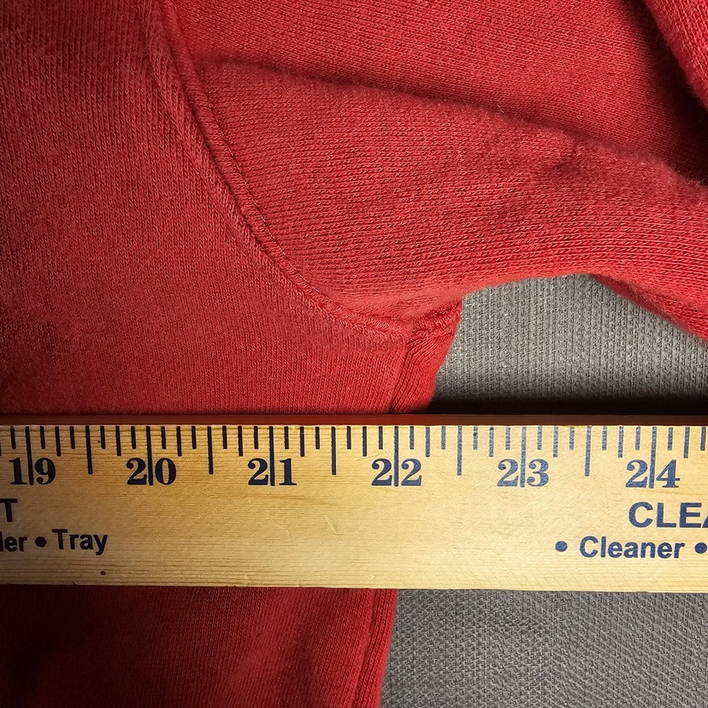 Stadium Athletics Arkansas Razorbacks Hoodie Red Mens Medium Distressed NCAA - Picture 7 of 9
